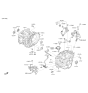 Diagram for 2018 Hyundai Tucson Bellhousing - 43115-2D010