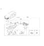 Diagram for Hyundai Santa Fe Light Socket - 92161-2T000