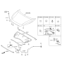 Diagram for Hyundai Hood Latch - 81130-D3100