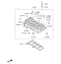 Diagram for 2018 Hyundai Elantra GT Cylinder Head Bolts - 22321-2B700