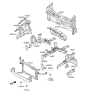 Diagram for Hyundai Ioniq Dash Panels - 64300-G2100