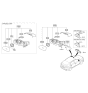 Diagram for 2019 Hyundai Kona Electric Car Mirror - 85101-2V200