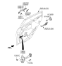 Diagram for 2017 Hyundai Ioniq Door Handle - 83661-G2010