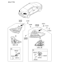 Diagram for 2020 Hyundai Ioniq Back Up Light - 92402-G2050