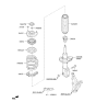 Diagram for 2020 Hyundai Ioniq Coil Springs - 54630-G5050