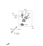 Diagram for Hyundai Ioniq Steering Column - 56310-G2510