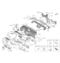 Diagram for 2017 Hyundai Ioniq Glove Box - 84510-G2100-T9Y