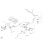 Diagram for 2022 Hyundai Elantra Oil Cooler Hose - 25471-03HA0