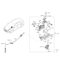 Diagram for 2020 Hyundai Ioniq Shift Knob - 46720-G2100