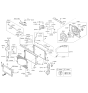 Diagram for Hyundai Ioniq Fan Blade - 25231-F2000