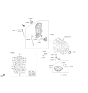 Diagram for Hyundai Elantra Timing Cover - 21350-03HA0