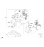 Diagram for 2021 Hyundai Ioniq Armrest - 89900-G2000-WSC