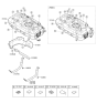 Diagram for 2020 Hyundai Ioniq Fuel Tank Strap - 31210-G2000