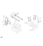 Diagram for Hyundai Ioniq Timing Chain Tensioner - 24410-03HA0