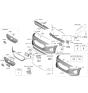 Diagram for 2021 Hyundai Ioniq Headlight Seal - 86357-G2000
