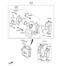 Diagram for 2017 Hyundai Ioniq Brake Caliper - 58180-G2A00