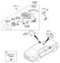 Diagram for 2020 Hyundai Genesis G90 Mirror Cover - 87607-D2000