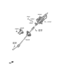 Diagram for Hyundai Genesis G90 Steering Column - 56310-D2500