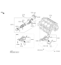 Diagram for Hyundai Genesis Oil Pump - 21310-3CJA1