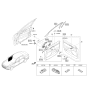 Diagram for Hyundai Genesis G90 Car Speakers - 96310-D2500