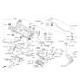 Diagram for Hyundai Genesis G90 Rear Crossmember - 55405-D2000