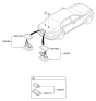 Diagram for 2014 Hyundai Genesis Interior Light Bulb - 92601-B1000