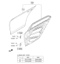 Diagram for 2021 Hyundai Genesis G90 Door Hinge - 79430-D2000