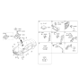 Diagram for Hyundai Genesis G90 Parking Assist Distance Sensor - 95720-D3000-N5M