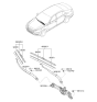 Diagram for 2018 Hyundai Genesis G90 Wiper Motor - 98100-D2000