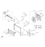 Diagram for 2017 Hyundai Genesis G90 A/C Condenser - 97606-D2200