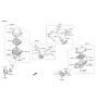 Diagram for 2023 Hyundai Genesis GV70 Hose Clamp - 14716-06500