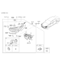 Diagram for 2018 Hyundai Genesis G90 Hid Bulb Ballast - 92190-B1110