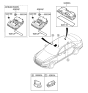 Diagram for 2019 Hyundai Genesis G90 Dome Light - 92850-D2000-VHC