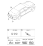 Diagram for Hyundai Genesis G90 Emblem - 86314-D2000
