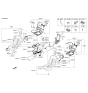 Diagram for Hyundai Genesis G90 Seat Cover - 89160-D2510-NNI