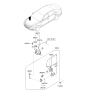 Diagram for Hyundai Genesis G90 Washer Reservoir - 98620-D2000