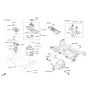 Diagram for 2022 Hyundai Genesis G90 Motor And Transmission Mount - 21830-D2250
