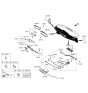 Diagram for 2019 Hyundai Genesis G90 Steering Column Cover - 84850-D2100-NNB