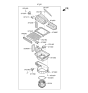 Diagram for 2017 Hyundai Genesis G90 Blend Door Actuator - 97154-D2100