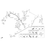 Diagram for 2018 Hyundai Genesis G80 Hydraulic Hose - 58732-D2000