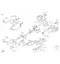 Diagram for 2022 Hyundai Genesis G90 Muffler - 28650-D2320