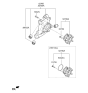 Diagram for Hyundai Genesis G90 Wheel Bearing - 52730-D2001