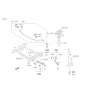 Diagram for Hyundai Genesis G90 Control Arm Bushing - 54584-D2000