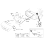 Diagram for Hyundai Genesis G90 Trunk Latch - 81230-D2010