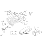 Diagram for 2018 Hyundai Genesis G90 Knock Sensor - 39320-3F130