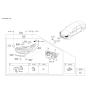 Diagram for Hyundai Genesis G90 Headlight - 92101-D2010