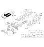 Diagram for Hyundai Genesis G90 Dash Panels - 84120-D2000