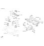 Diagram for 2017 Hyundai Genesis G90 Engine Mount Bracket - 21810-D2150