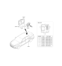 Diagram for Hyundai Genesis G90 Relay Block - 91950-D2330