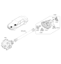 Diagram for Hyundai Genesis G90 Transfer Case - 47300-4E200